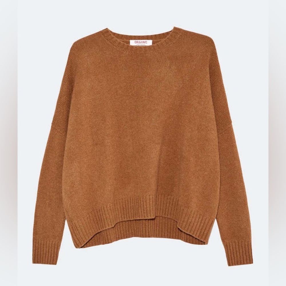 Organic BY JOHN PATRICK Wide Pull Over Sweater - Vicuña, 100% Cashmere, Medium - Picture 3 of 16